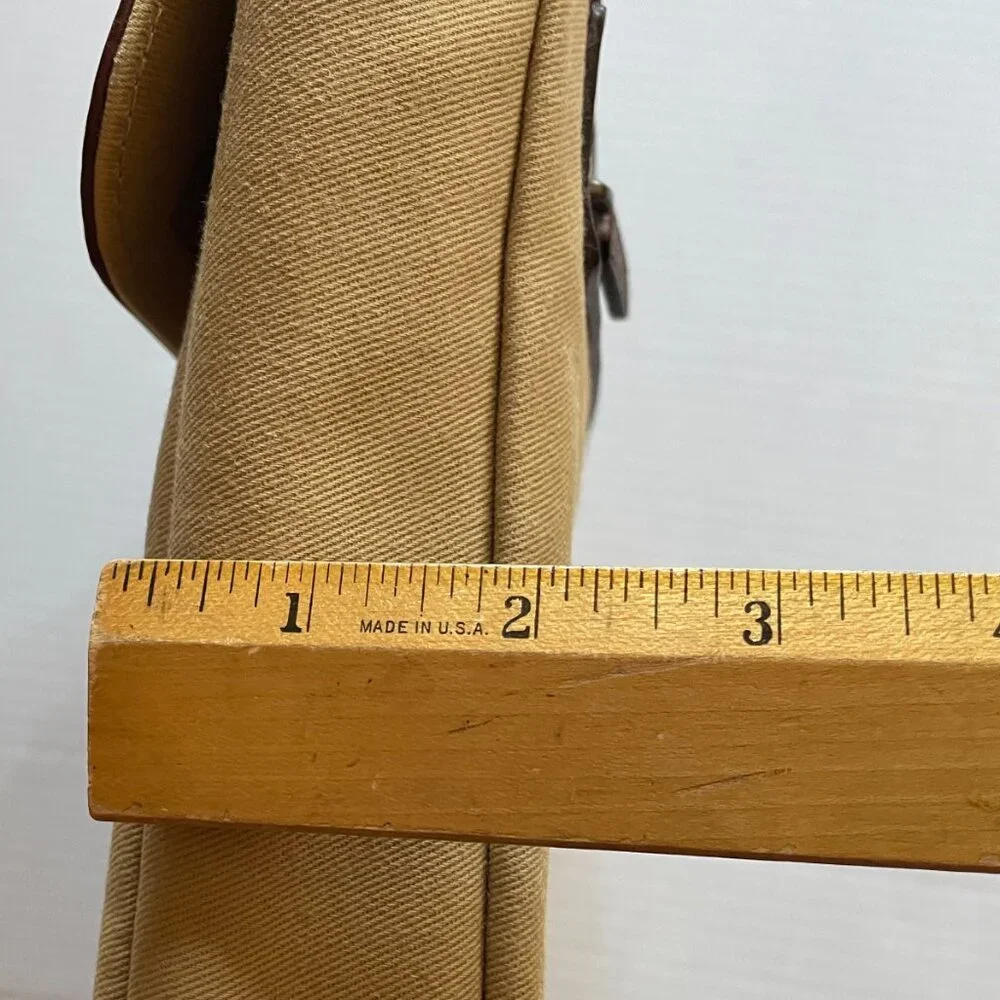 NWOT Levenger Vintage Canvas & Leather 15